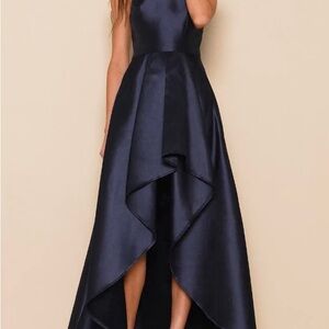 Lulu's Midnight Blue High-Low Dress